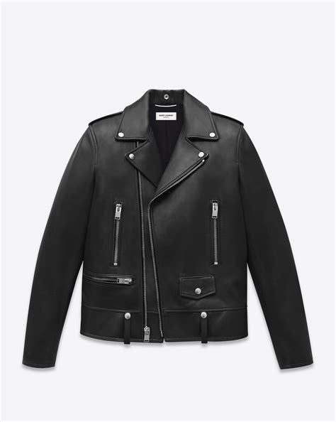 ysl leather jacket sale|ysl leather jacket women's.